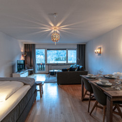 Gemütliche Suite mit Blick in Rottach-Egern, perfekt für Ihren Urlaub.