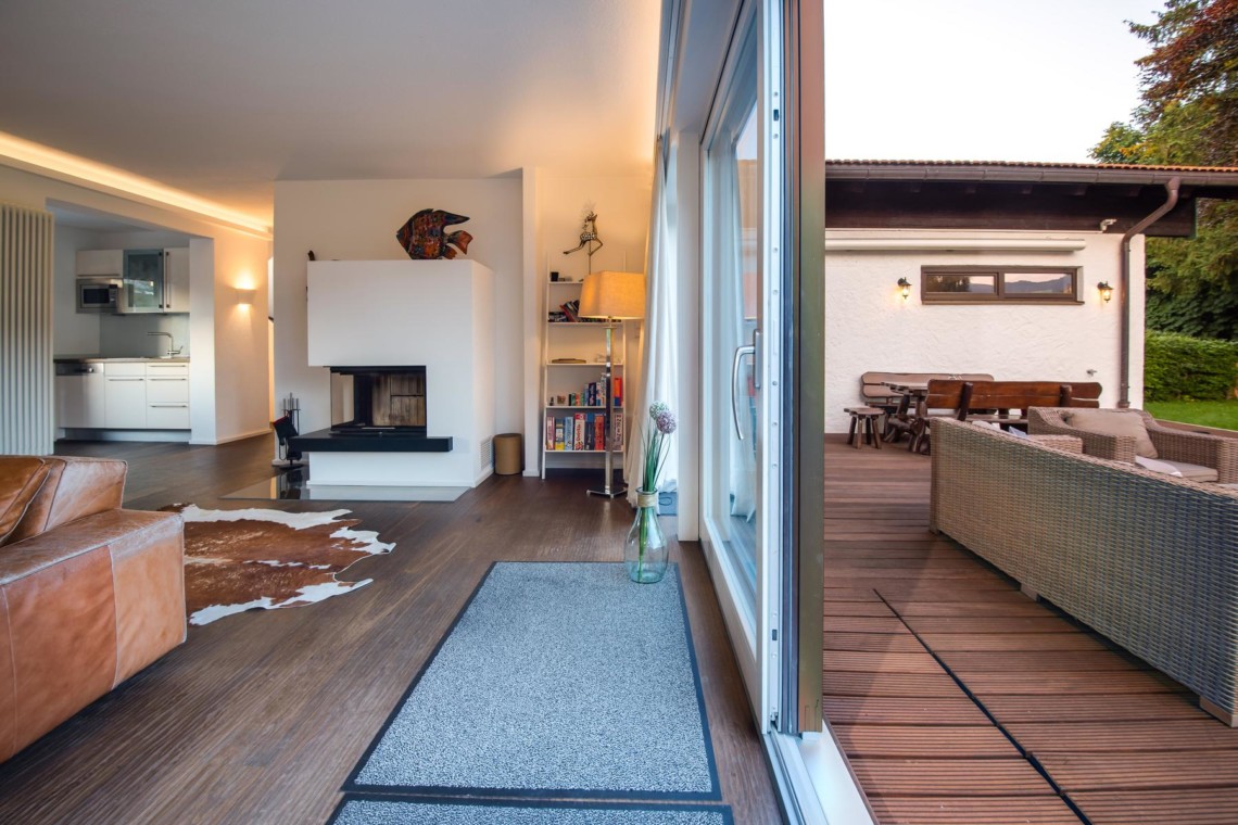 Gemütliche Villa "Perfall17" in Schliersee mit Terrasse, Kamin und stilvollem Interieur für einen entspannten Urlaub. Buchbar über stayFritz.