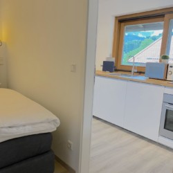 Gemütliches Premium Apartment "Sonnhof26" in Bad Wiessee mit moderner Küche und Blick auf die Berge. Ideal für Erholung & Auszeit!