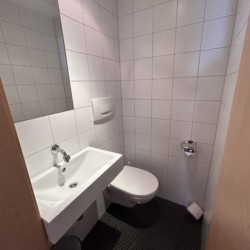 Modernes Badezimmer in Warth am Arlberg Ferienwohnung. Komfort & Stil bei stayFritz.