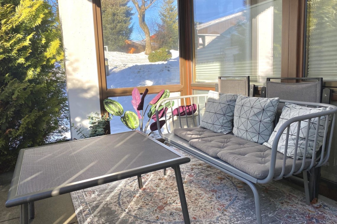 Sonniges Studio mit Terrasse in Schliersee, ideal für einen entspannten Urlaub.